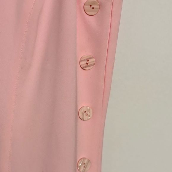 Vintage Blushe Impressions-Elegant Pink Sleeveless Dress Knee Length SZ 4 - Picture 3 of 6